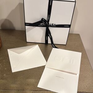 Chanel Gift Box with Cards